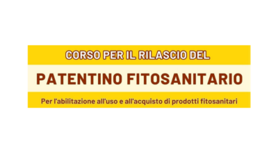 RILASCIO PATENTINO FITOSANITARIO